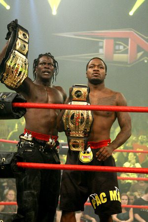 R-Truth Ron Killings Adam Pacman Jones TNA World Tag Team Champions