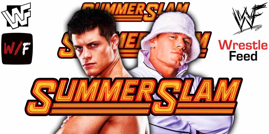 Cody Rhodes Vs John Cena SummerSlam 2025 9 WrestleFeed App