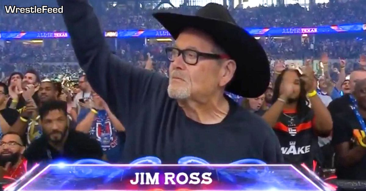 Jim Ross Returns AEW All In Texas 2025 WrestleFeed App
