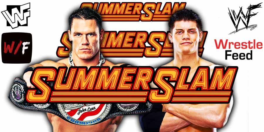 John Cena Vs Cody Rhodes SummerSlam 2025 2 WrestleFeed App