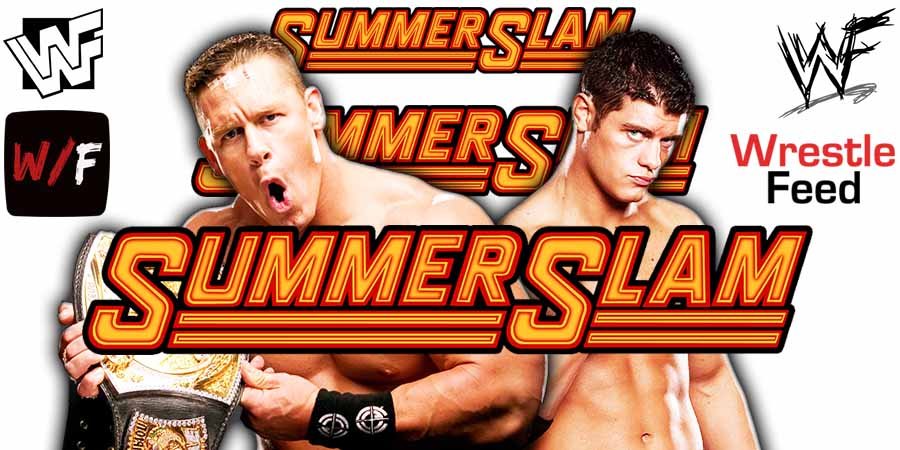 John Cena Vs Cody Rhodes SummerSlam 2025 3 WrestleFeed App