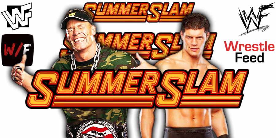 John Cena Vs Cody Rhodes SummerSlam 2025 4 WrestleFeed App