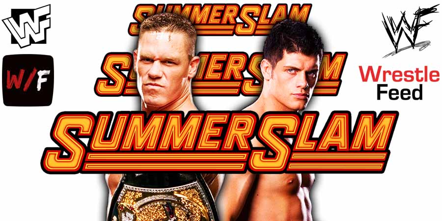 John Cena Vs Cody Rhodes SummerSlam 2025 5 WrestleFeed App