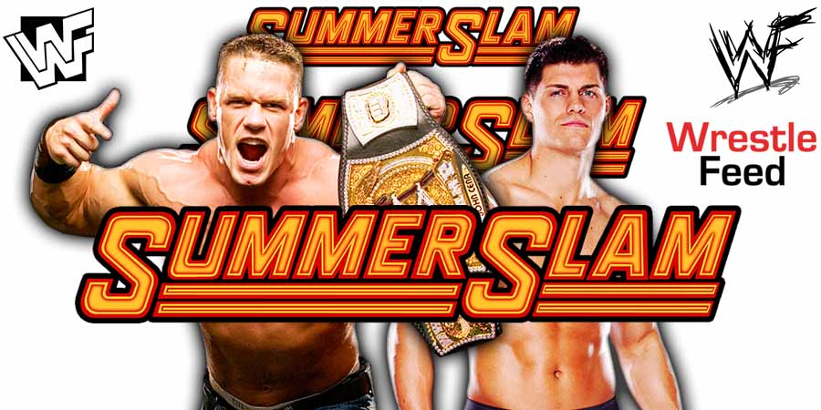 John Cena Vs Cody Rhodes SummerSlam 2025 6 WrestleFeed App
