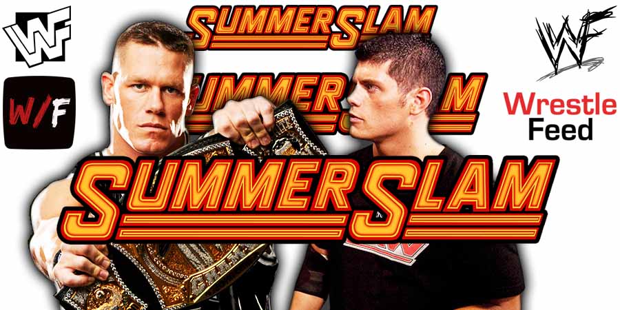 John Cena Vs Cody Rhodes SummerSlam 2025 7 WrestleFeed App