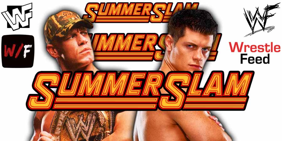 John Cena Vs Cody Rhodes SummerSlam 2025 8 WrestleFeed App