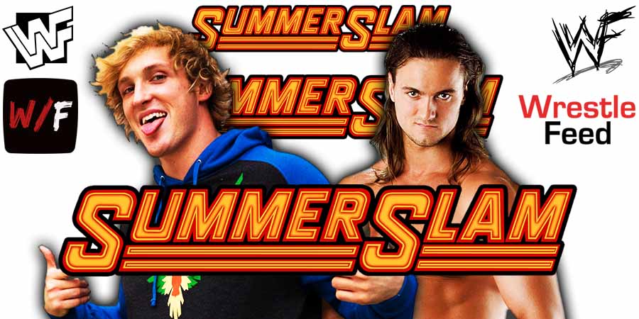 Logan Paul Drew McIntyre Champion SummerSlam WrestleFeed App