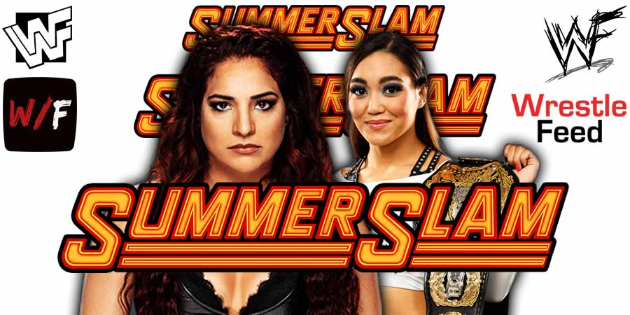 Raquel Rodriguez and Roxanne Perez SummerSlam 1 WrestleFeed App