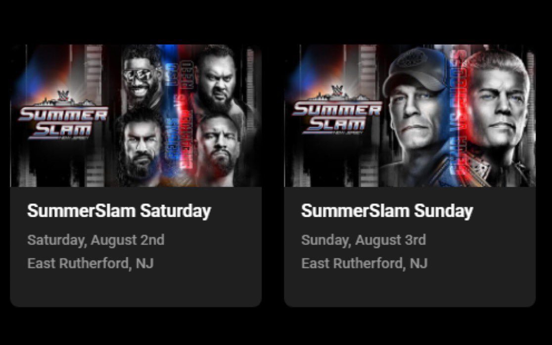 Roman Reigns main event SummerSlam 2025 Night 1