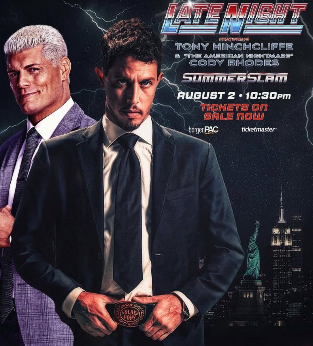 WWE Late Night Featuring Tony Hinchcliffe Cody Rhodes SummerSlam 2025 Canceled