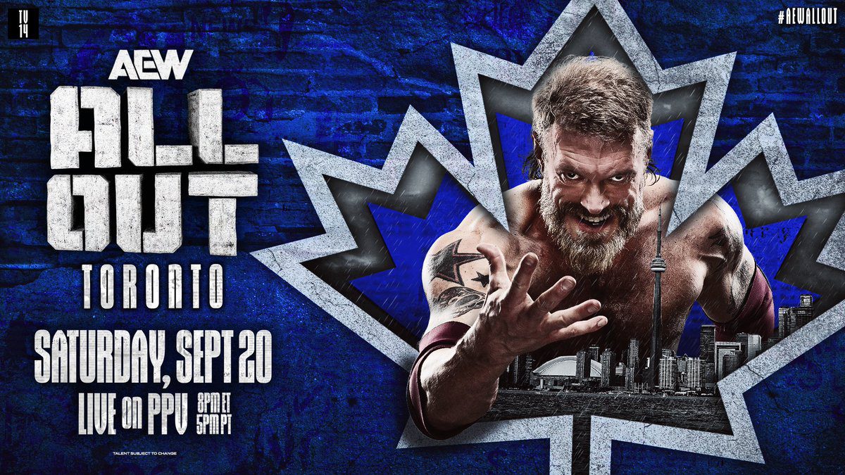 AEW All Out 2025 Poster Edge Adam Copeland Cope