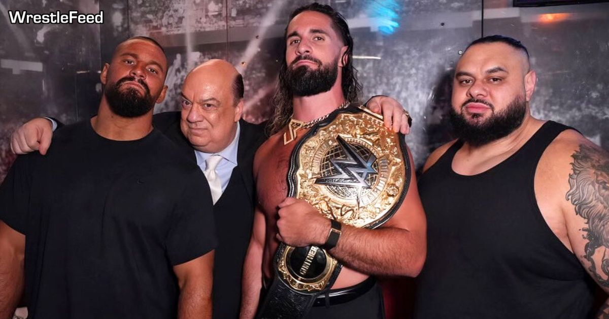 Bron Breakker Paul Heyman Seth Rollins World Heavyweight Champion Bronson Reed Backstage WWE SummerSlam 2025 WrestleFeed App
