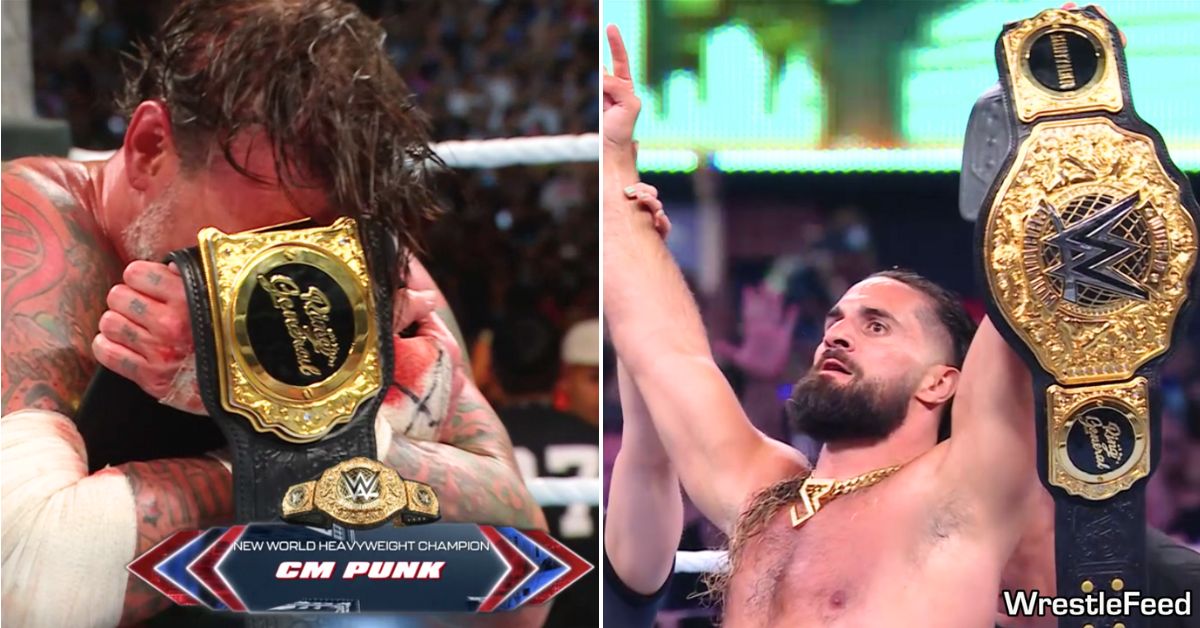 CM Punk Seth Rollins World Heavyweight Champion WWE SummerSlam 2025 WrestleFeed App