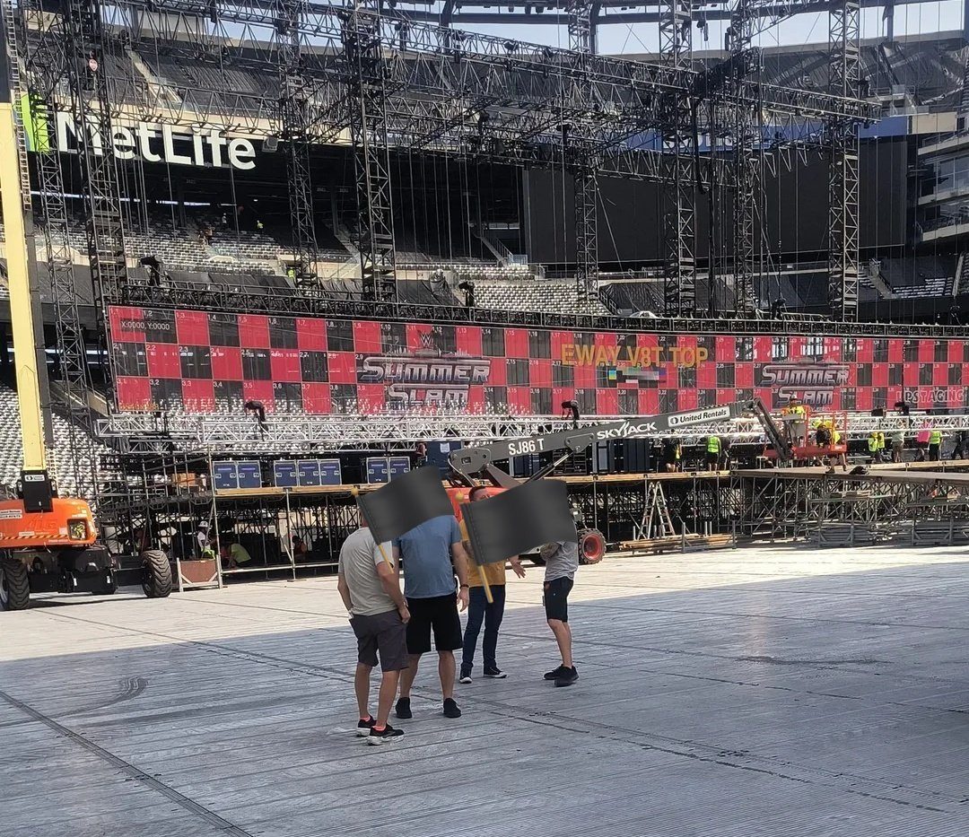 Early Look At SummerSlam 2025 Set Construction