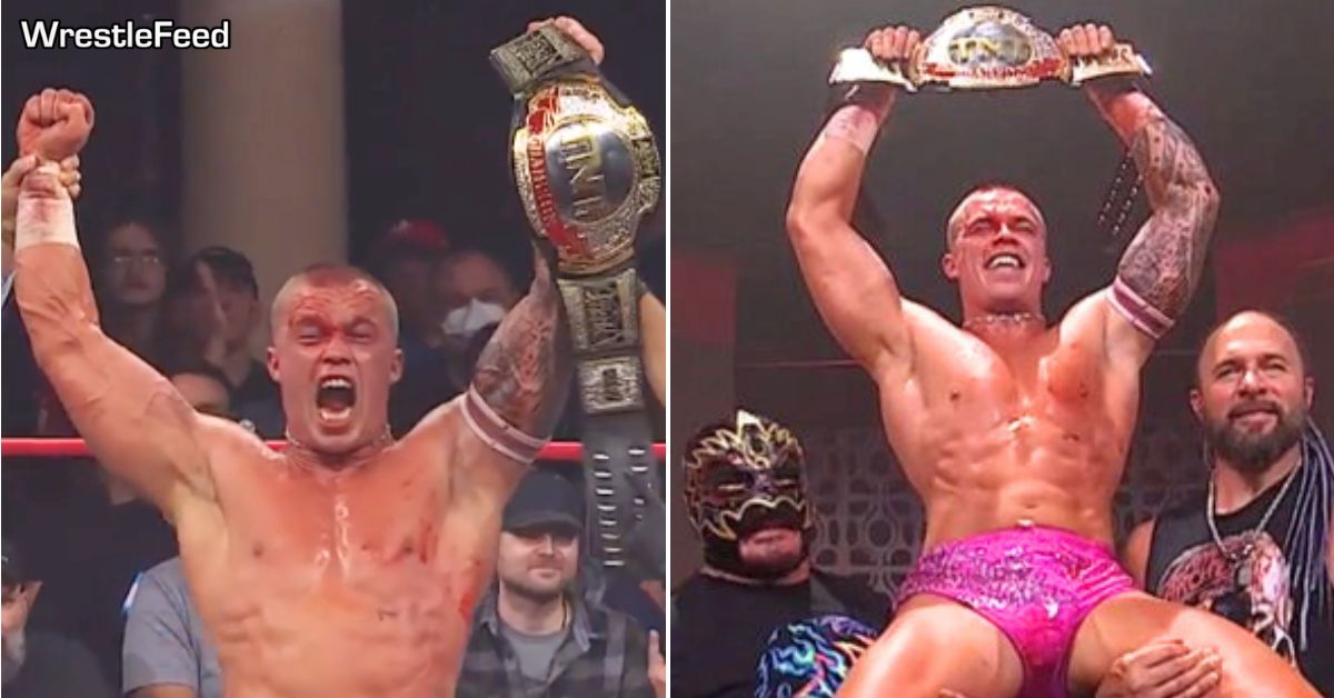 Kyle Fletcher wins the TNT Championship AEW Collision July 31 2025 WrestleFeed App