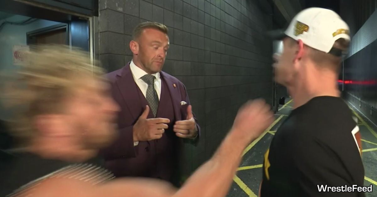 Logan Paul Punches Knocks Out John Cena WWE SmackDown August 22 2025 WrestleFeed App