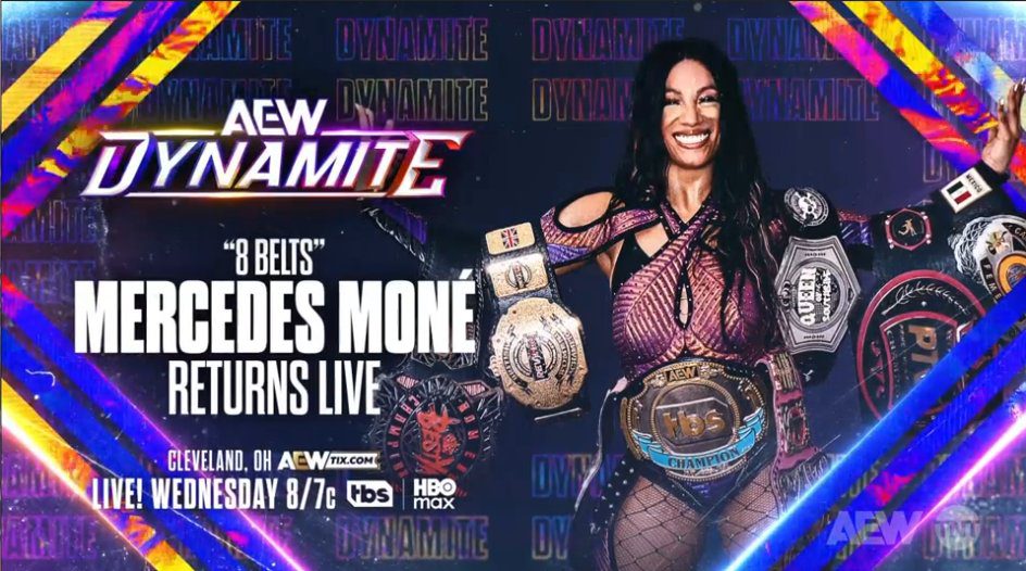 Mercedes Mone Returns AEW Dynamite Graphic