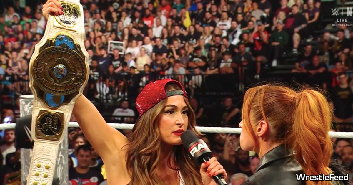 Nikki Bella Women's Intercontinental Champion WWE RAW August 25 2025 WrestleFeed App