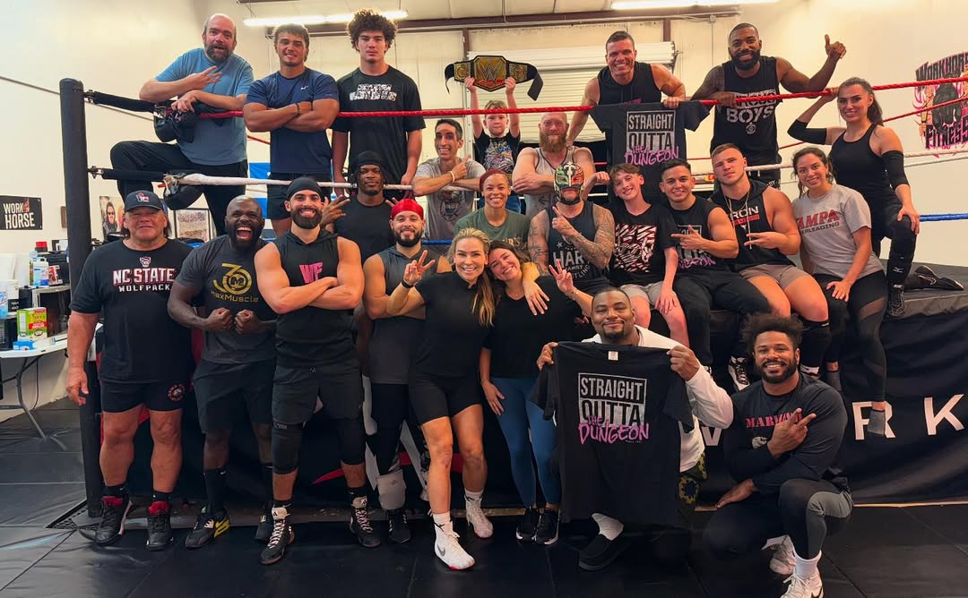 Aalyah Mysterio Training At Natalya Tyson Kidd Dungeon