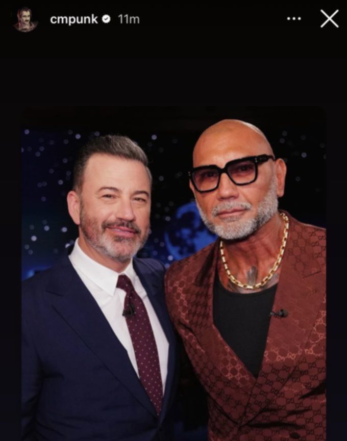 Batista CM Punk Jimmy Kimmel