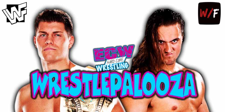 Cody Rhodes Vs Drew McIntyre 4 Wrestlepalooza 2025 WrestleFeed App