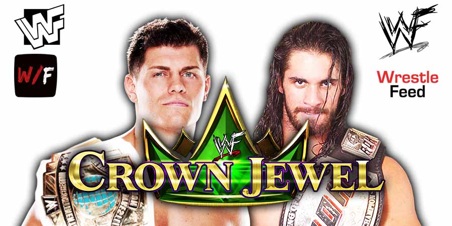 Cody Rhodes Vs Seth Rollins 5 Crown Jewel 2025 WrestleFeed App