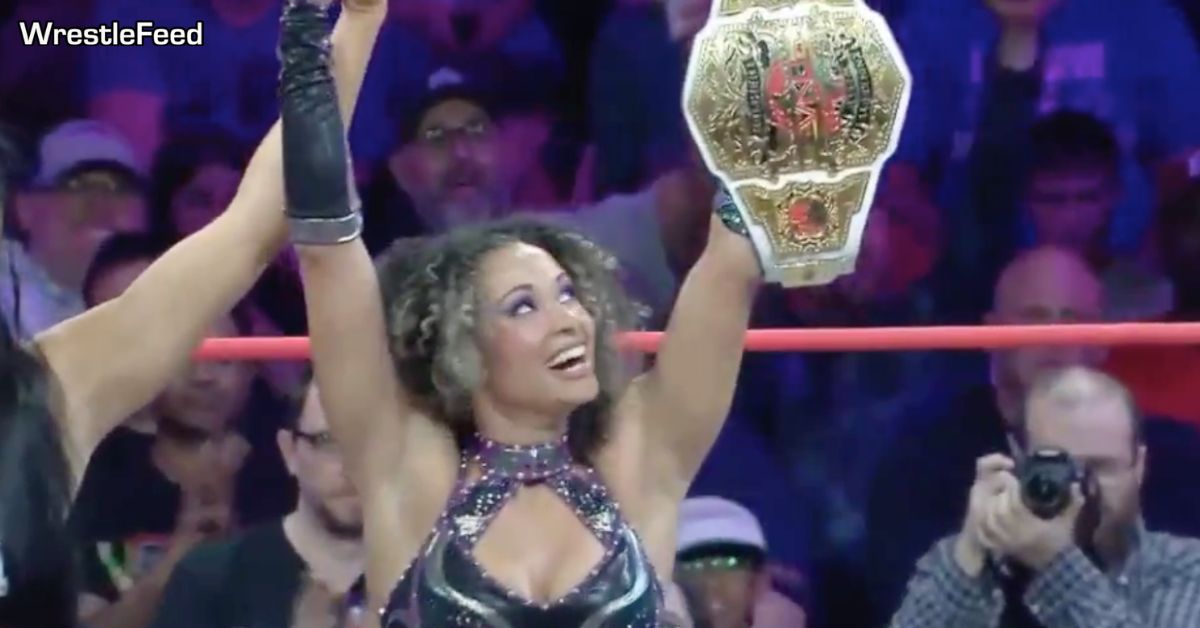 Kelani Jordan Wins TNA Knockouts World Championship Victory Road 2025 WrestleFeed App