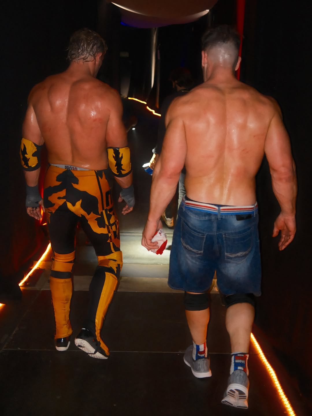 Logan Paul John Cena Rare Photo Backstage WWE Clash In Paris 2025