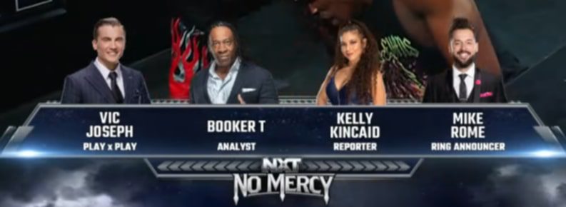 NXT No Mercy 2025 Broadcast Team