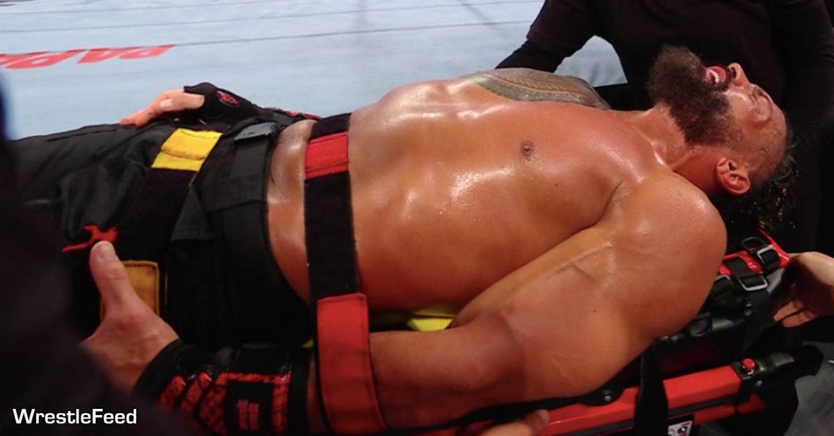 Roman Reigns Stretcher Hurt Injured Injury WWE Clash In Paris 2025 WrestleFeed App
