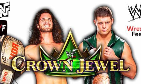 Seth Rollins vs Cody Rhodes 8 Crown Jewel 2025 WrestleFeed App