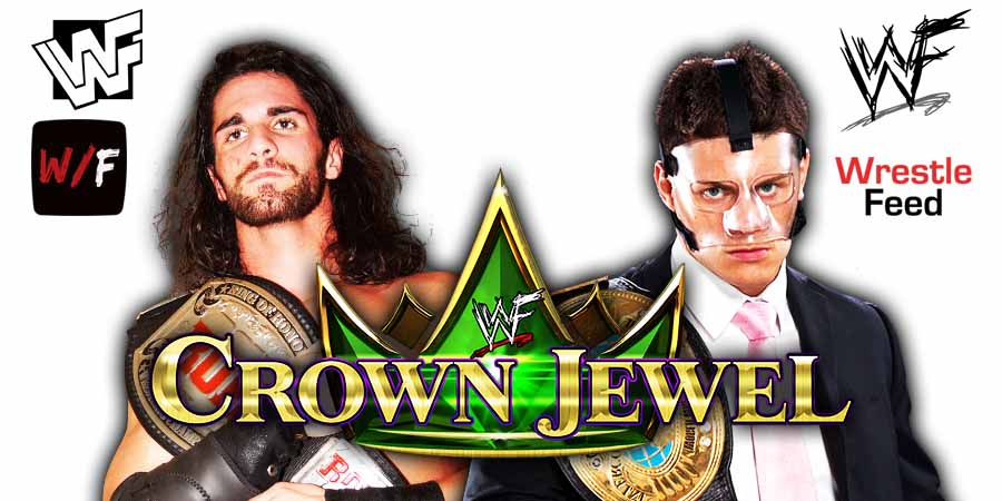 Seth Rollins vs Cody Rhodes 9 Crown Jewel 2025 WrestleFeed App