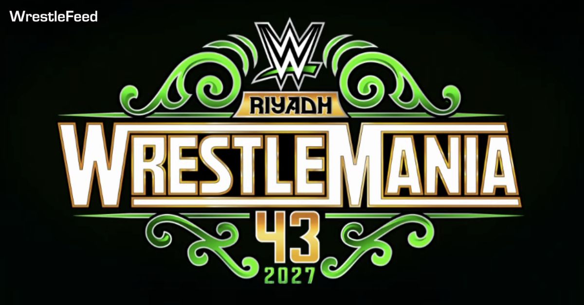 WrestleMania 43 Riyadh Official Logo WrestleFeed App