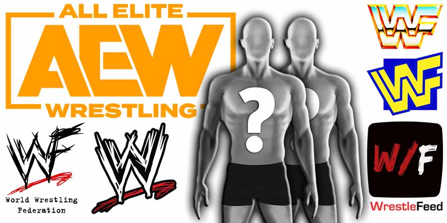 AEW All Elite Wrestling WWE Logos Vacant Tag Team WrestleFeed App