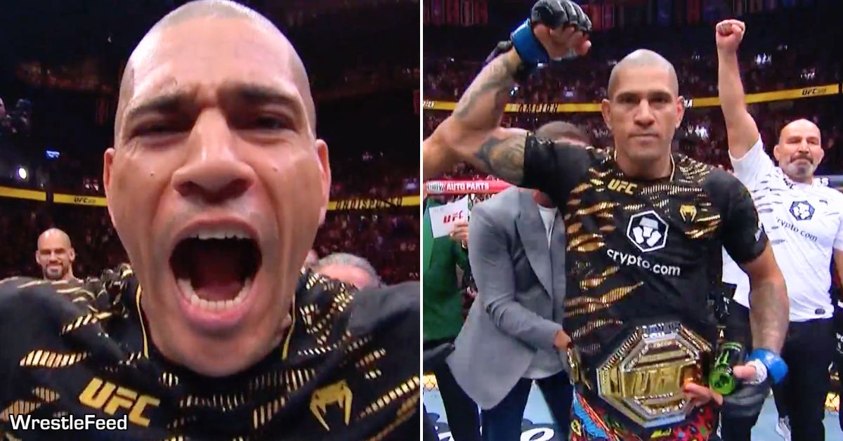 Alex Pereira Wins Light Heavyweight Championship UFC 320 WrestleFeed App