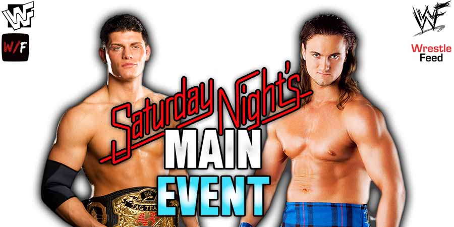Cody Rhodes VS Drew McIntyre 1 SNME Saturday Night's Main Event 2025 WrestleFeed App