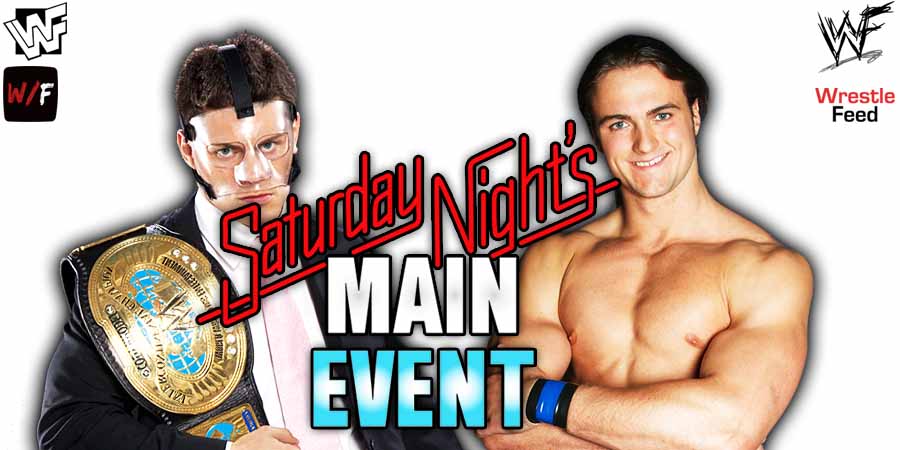 Cody Rhodes VS Drew McIntyre 3 SNME Saturday Night's Main Event 2025 WrestleFeed App