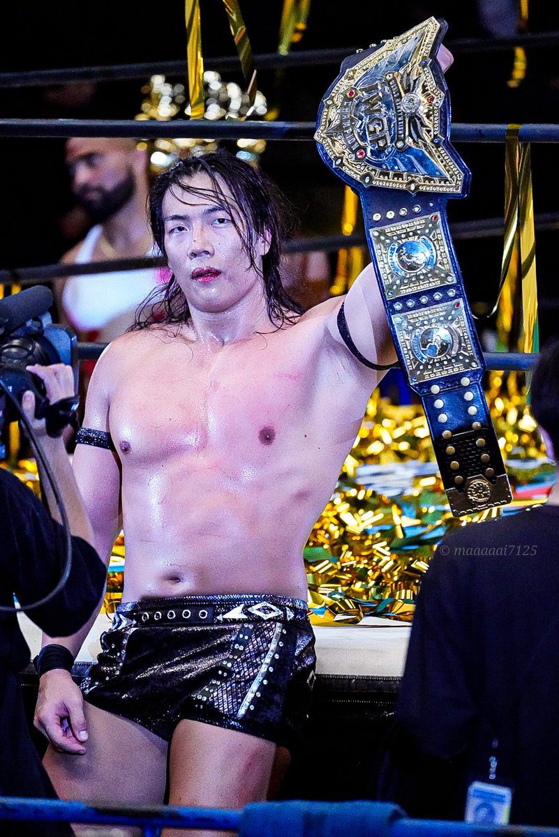 Konosuke Takeshita Wins IWGP World Heavyweight Champion NJPW King Of Pro Wrestling 2025