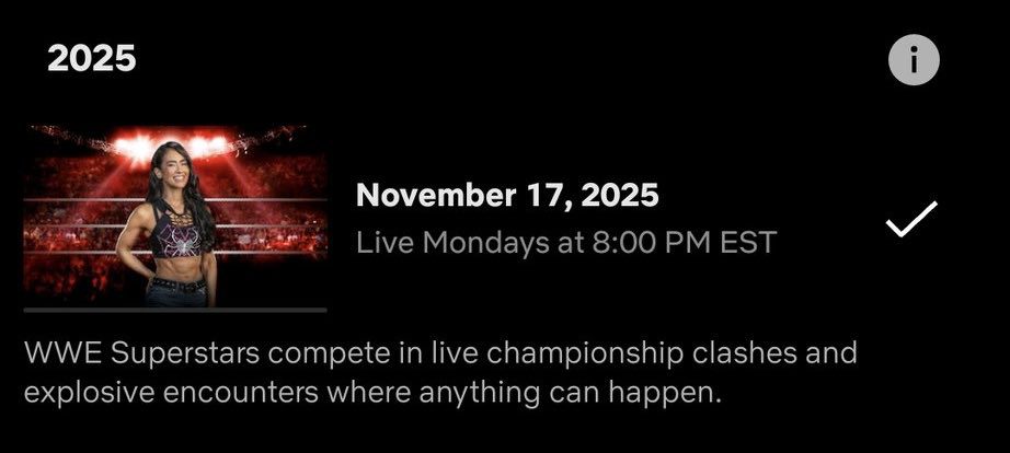 Netflix Advertising AJ Lee For RAW At MSG