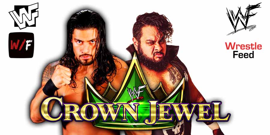 Roman Reigns Vs Bronson Reed 2 Crown Jewel 2025 WrestleFeed App