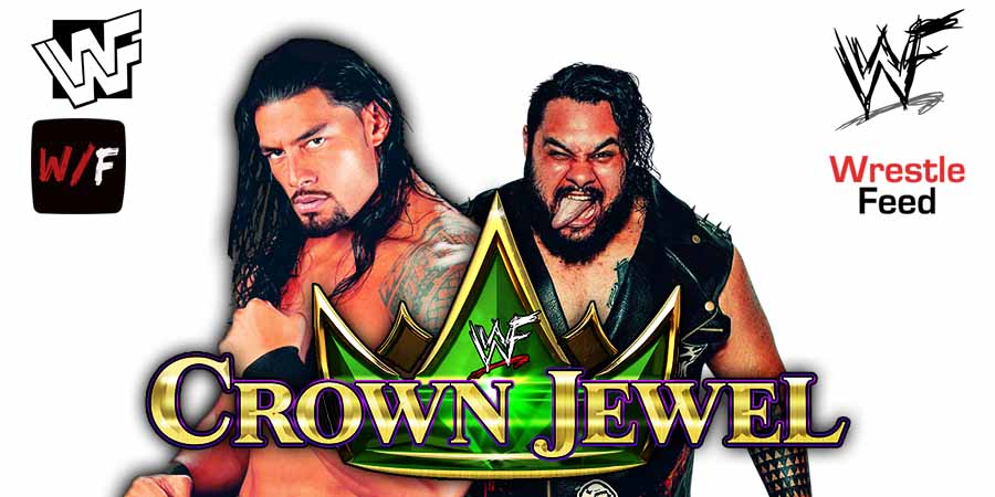 Roman Reigns Vs Bronson Reed 4 Crown Jewel 2025 WrestleFeed App
