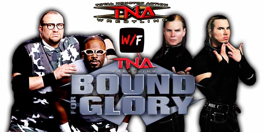 The Hardy Boyz Matt Jeff Vs The Dudley Boyz Team 3D Devon D-Von Bully Bubba Ray 3 Bound For Glory TNA 2025 WrestleFeed App