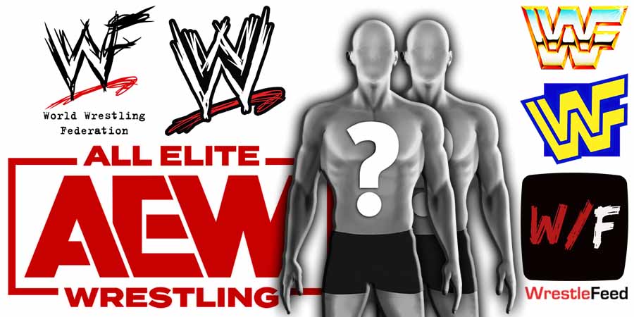 WWE AEW All Elite Wrestling Logos Vacant Tag Team WrestleFeed App