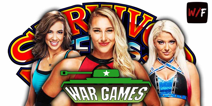 AJ Lee Rhea Ripley Alexa Bliss Survivor Series 2025 WrestleFeed App