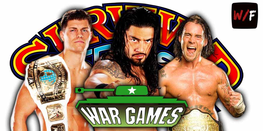 Cody Rhodes Roman Reigns CM Punk 2 Survivor Series 2025 WrestleFeed App