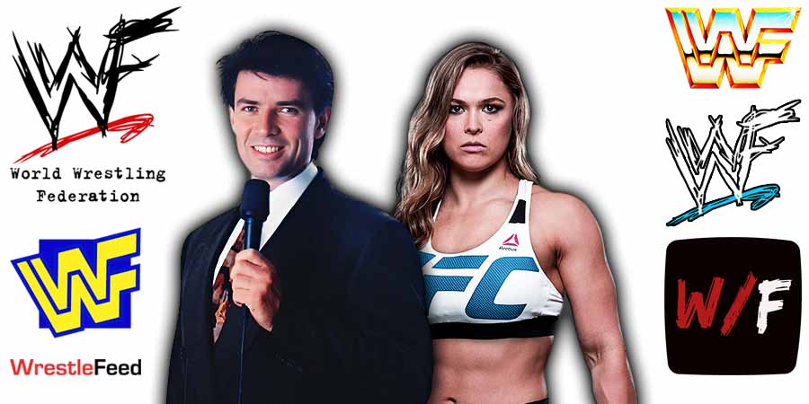 Eric Bischoff And Ronda Rousey Article Pic WrestleFeed App