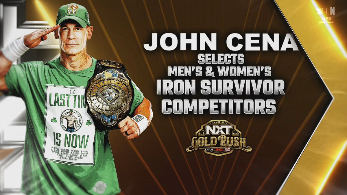 John Cena NXT Gold Rush 2025