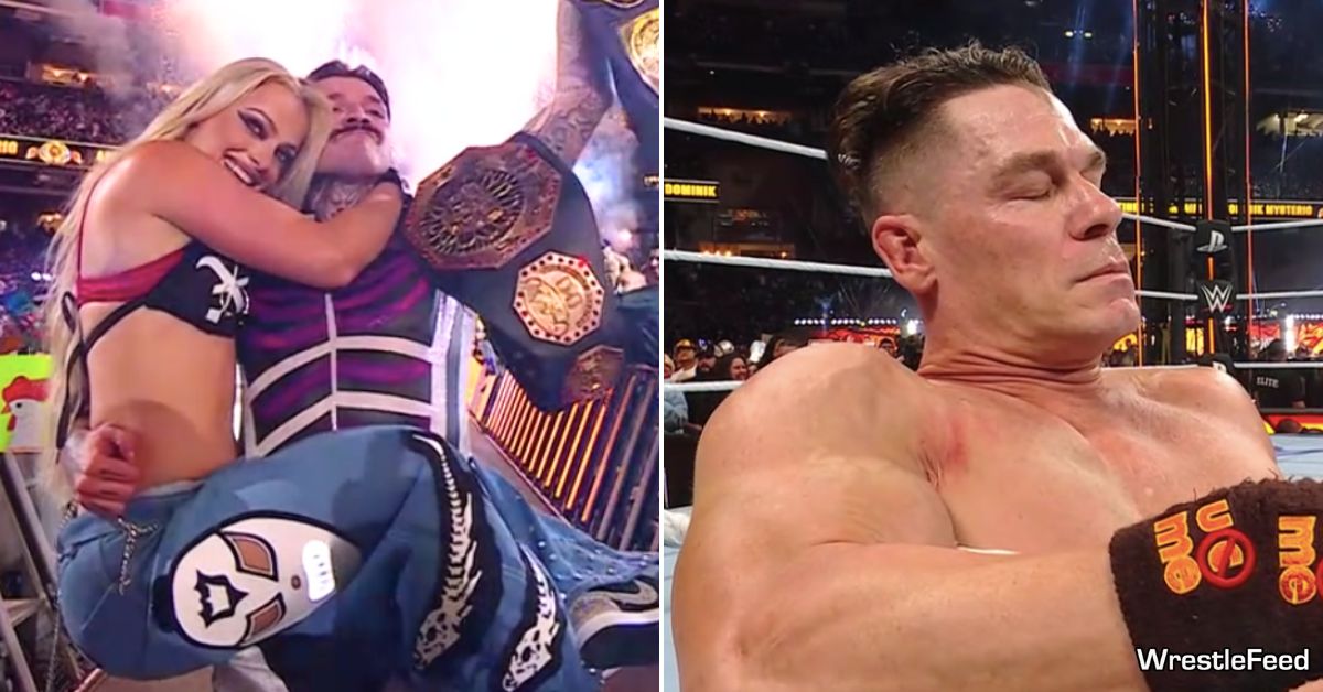 Liv Morgan Returns and Helps Dominik Mysterio Defeat John Cena WWE Survivor Series 2025 WrestleFeed App