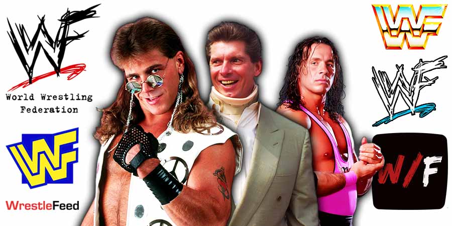 Shawn Michaels And Vince McMahon And Bret Hart Article Pic WrestleFeed App