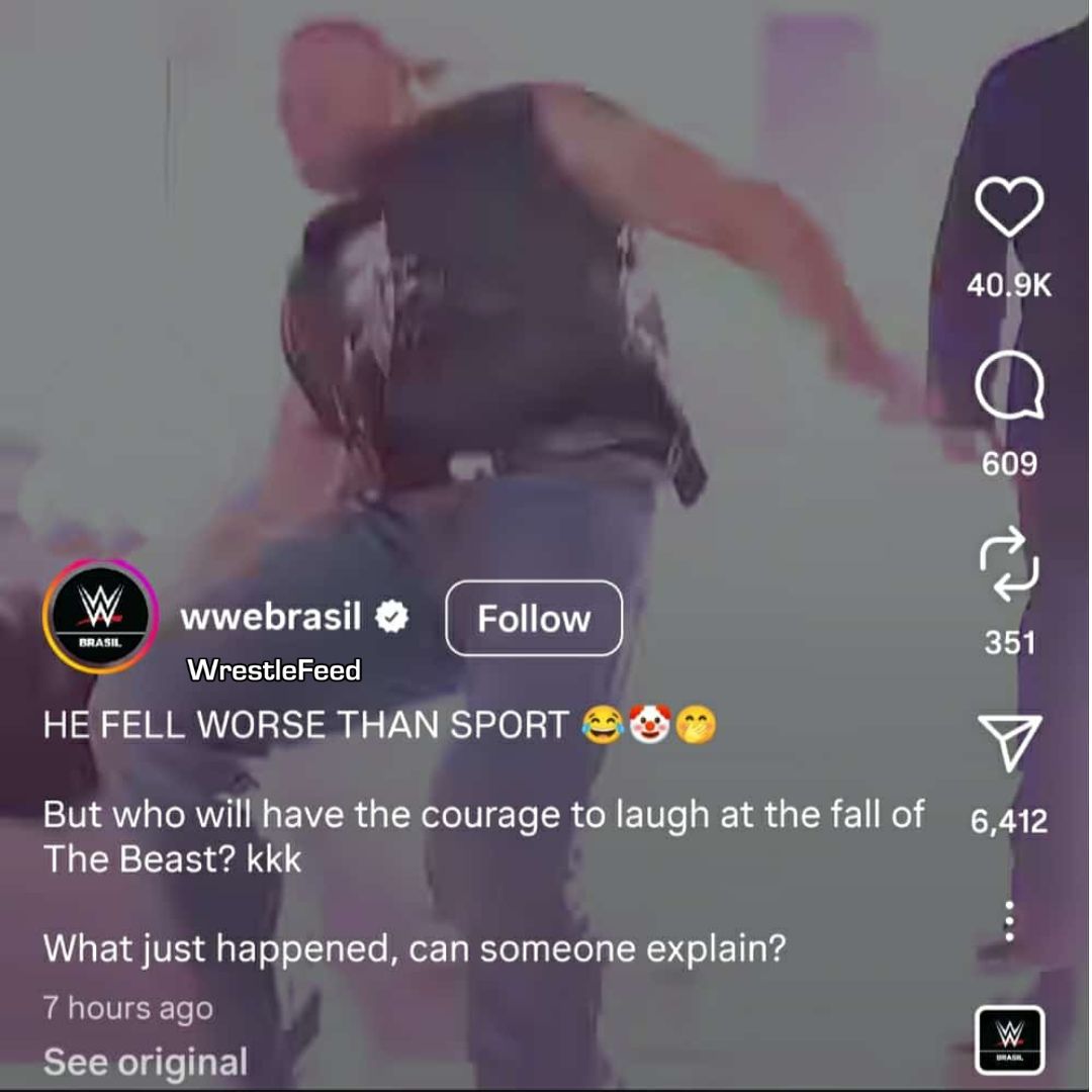 WWE's Brazil Page Mocks Brock Lesnar After Entrance Botch